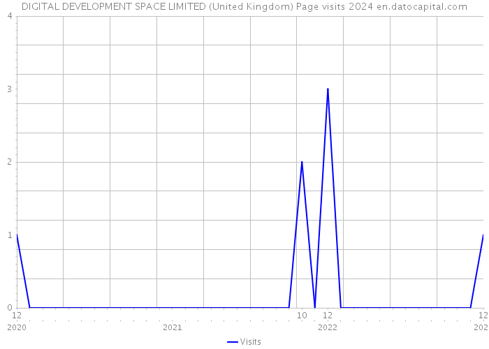 DIGITAL DEVELOPMENT SPACE LIMITED (United Kingdom) Page visits 2024 