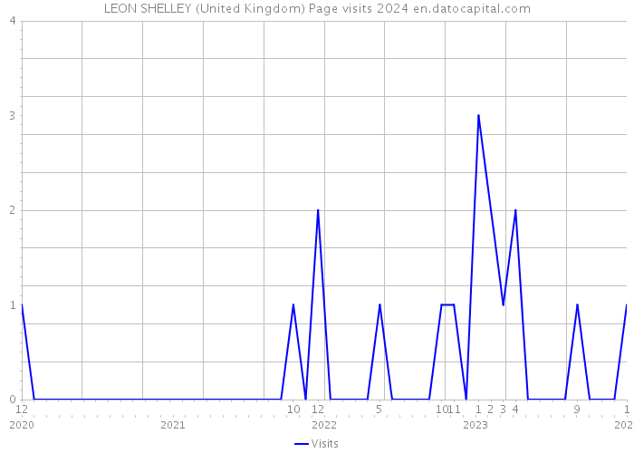 LEON SHELLEY (United Kingdom) Page visits 2024 