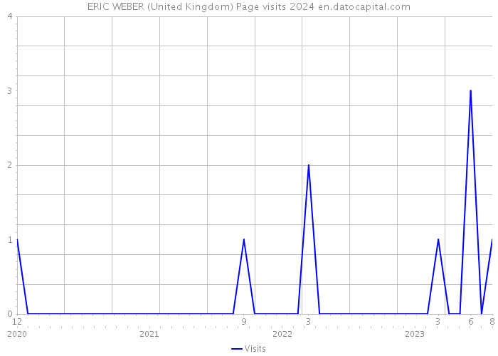 ERIC WEBER (United Kingdom) Page visits 2024 