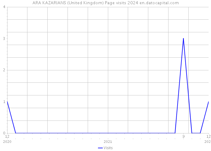 ARA KAZARIANS (United Kingdom) Page visits 2024 