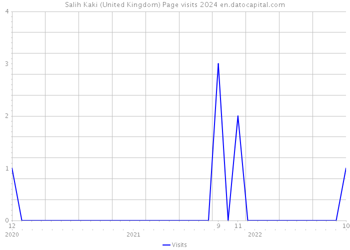Salih Kaki (United Kingdom) Page visits 2024 