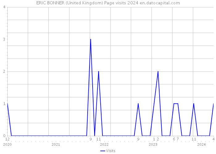 ERIC BONNER (United Kingdom) Page visits 2024 