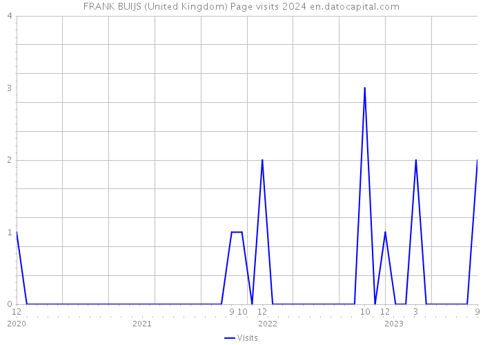 FRANK BUIJS (United Kingdom) Page visits 2024 