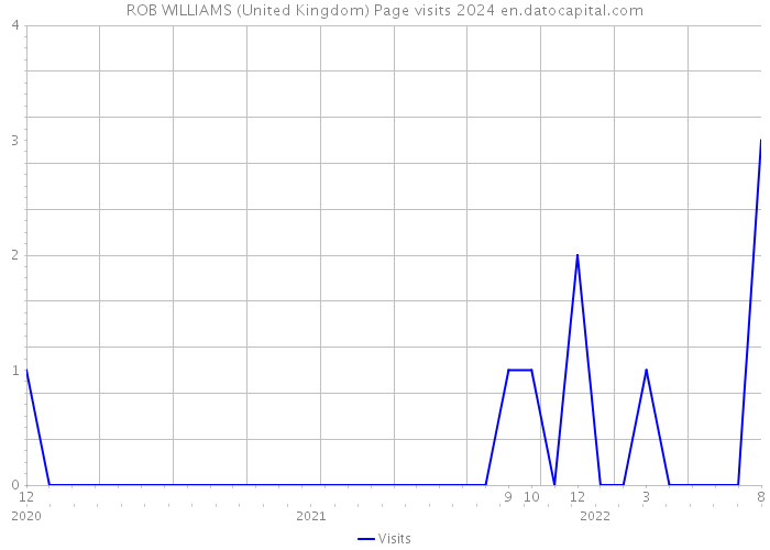 ROB WILLIAMS (United Kingdom) Page visits 2024 