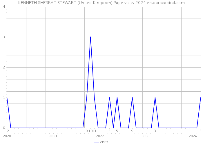KENNETH SHERRAT STEWART (United Kingdom) Page visits 2024 