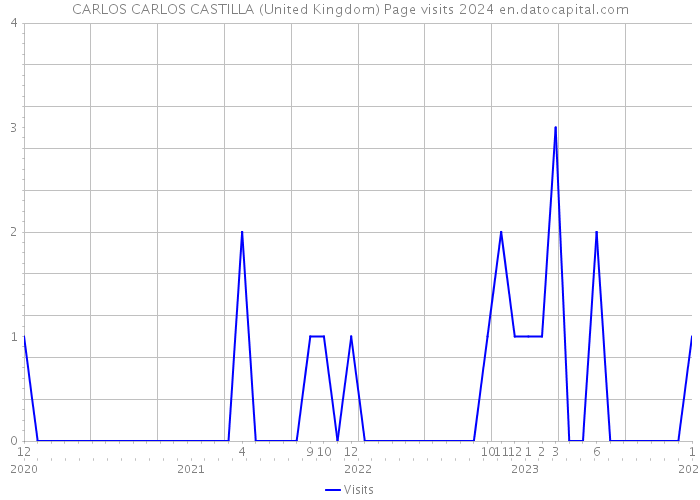 CARLOS CARLOS CASTILLA (United Kingdom) Page visits 2024 