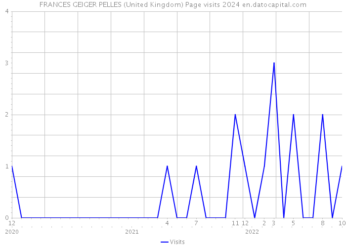 FRANCES GEIGER PELLES (United Kingdom) Page visits 2024 