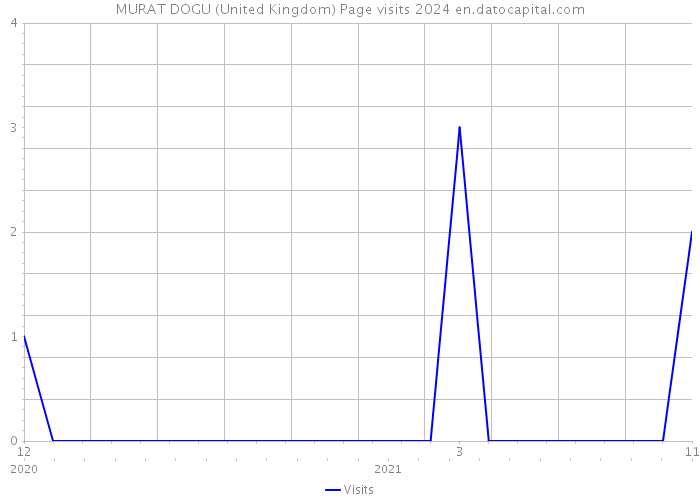 MURAT DOGU (United Kingdom) Page visits 2024 