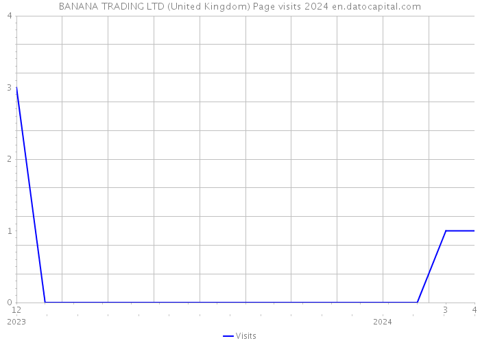 BANANA TRADING LTD (United Kingdom) Page visits 2024 