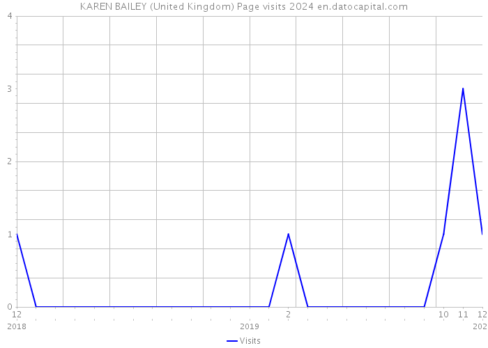 KAREN BAILEY (United Kingdom) Page visits 2024 
