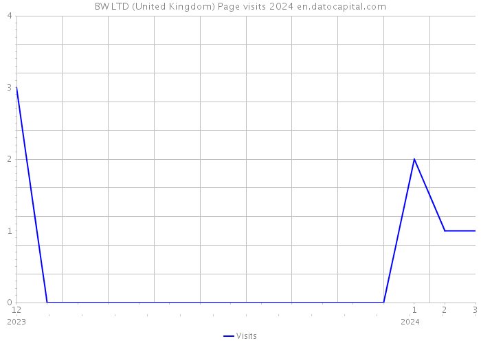 BW LTD (United Kingdom) Page visits 2024 