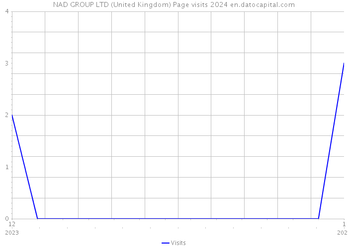 NAD GROUP LTD (United Kingdom) Page visits 2024 