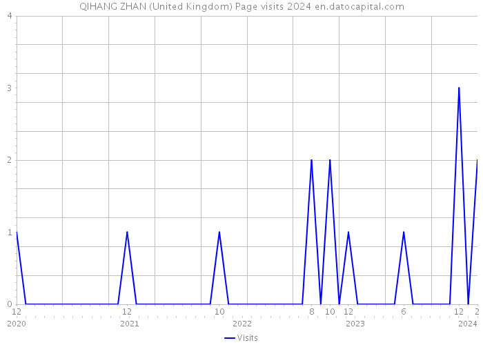 QIHANG ZHAN (United Kingdom) Page visits 2024 