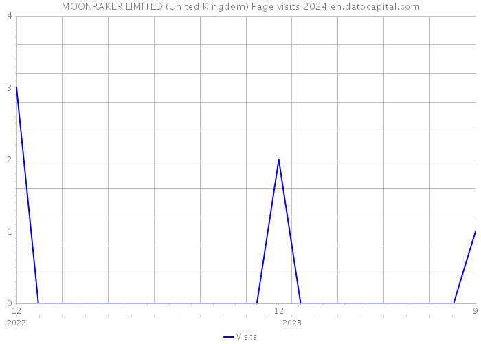 MOONRAKER LIMITED (United Kingdom) Page visits 2024 