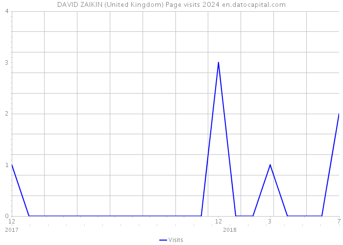 DAVID ZAIKIN (United Kingdom) Page visits 2024 