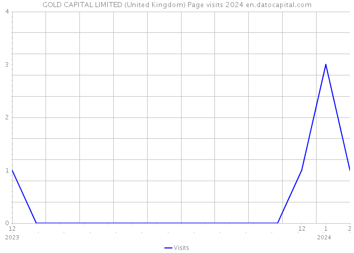 GOLD CAPITAL LIMITED (United Kingdom) Page visits 2024 