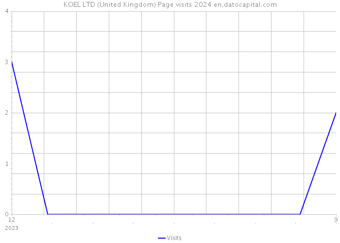 KOEL LTD (United Kingdom) Page visits 2024 