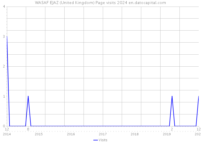 WASAF EJAZ (United Kingdom) Page visits 2024 