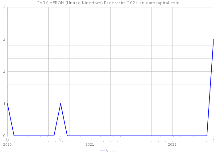 GARY HERON (United Kingdom) Page visits 2024 