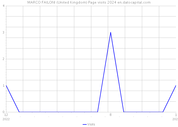 MARCO FAILONI (United Kingdom) Page visits 2024 