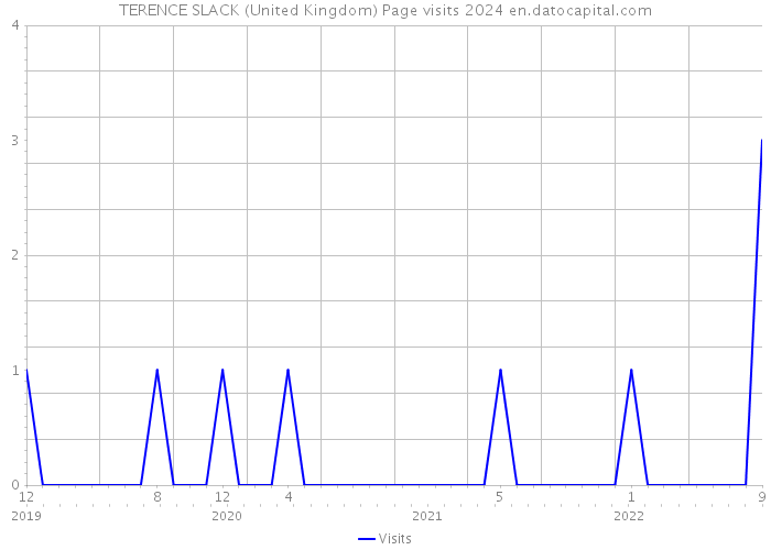 TERENCE SLACK (United Kingdom) Page visits 2024 