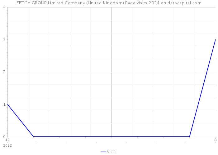 FETCH GROUP Limited Company (United Kingdom) Page visits 2024 