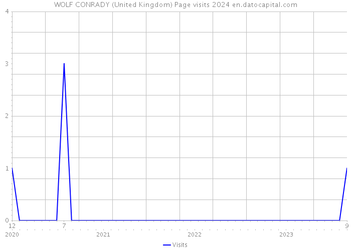 WOLF CONRADY (United Kingdom) Page visits 2024 