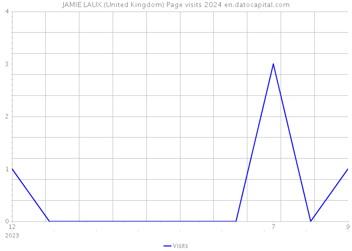 JAMIE LAUX (United Kingdom) Page visits 2024 