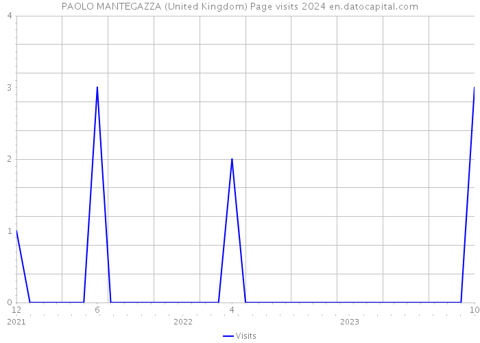 PAOLO MANTEGAZZA (United Kingdom) Page visits 2024 