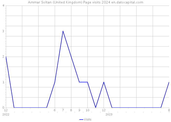 Ammar Soltan (United Kingdom) Page visits 2024 