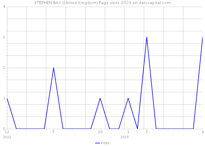STEPHEN BAX (United Kingdom) Page visits 2024 