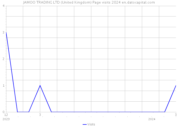 JAMOO TRADING LTD (United Kingdom) Page visits 2024 