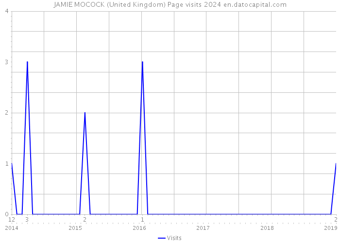 JAMIE MOCOCK (United Kingdom) Page visits 2024 