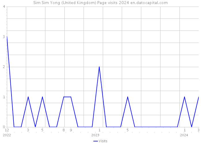 Sim Sim Yong (United Kingdom) Page visits 2024 
