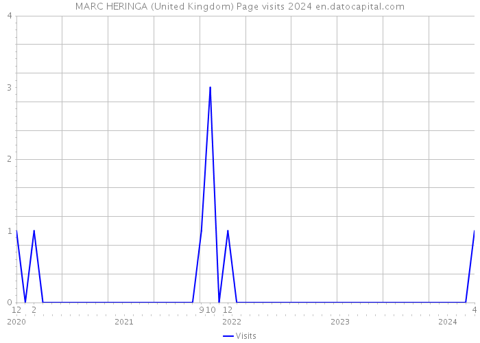 MARC HERINGA (United Kingdom) Page visits 2024 