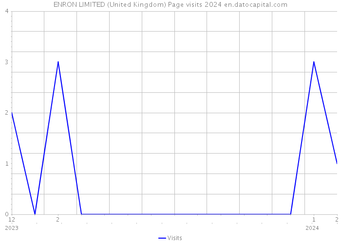 ENRON LIMITED (United Kingdom) Page visits 2024 