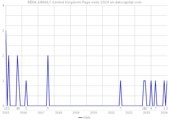 RENA JUMAILY (United Kingdom) Page visits 2024 