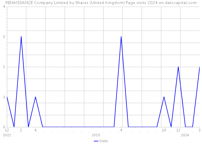 RENAISSANCE Company Limited by Shares (United Kingdom) Page visits 2024 