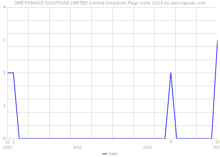 SME FINANCE SOLUTIONS LIMITED (United Kingdom) Page visits 2024 
