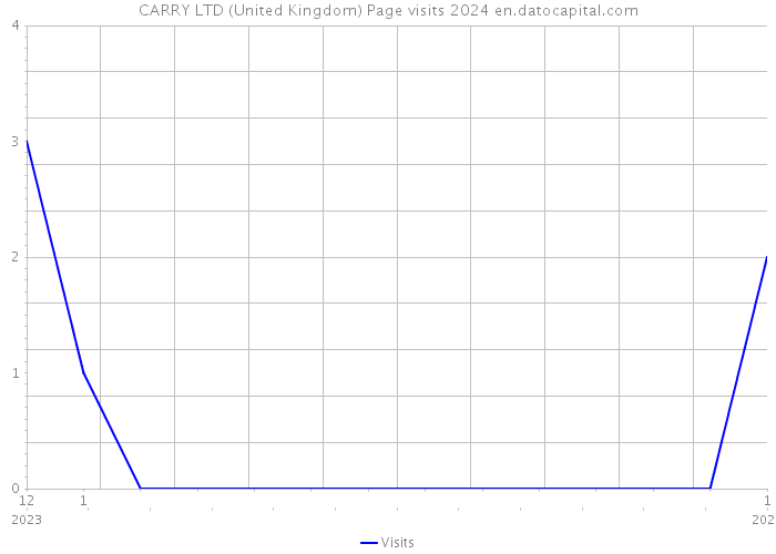 CARRY LTD (United Kingdom) Page visits 2024 