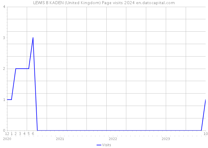 LEWIS B KADEN (United Kingdom) Page visits 2024 
