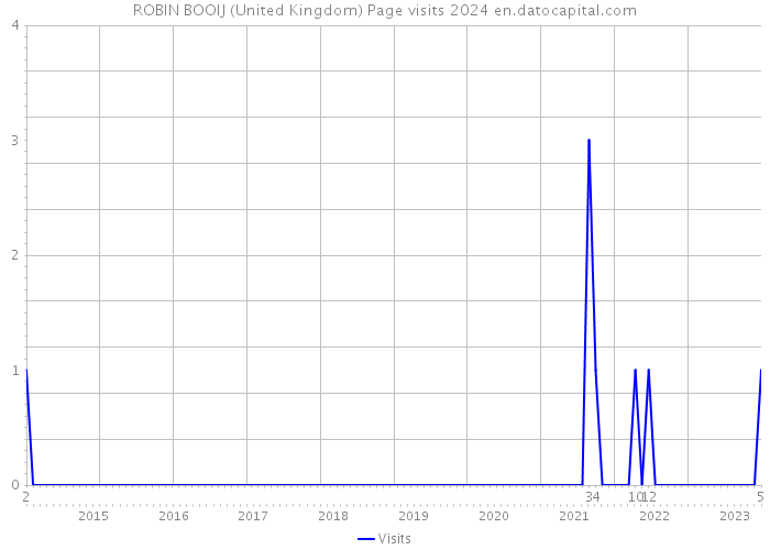 ROBIN BOOIJ (United Kingdom) Page visits 2024 