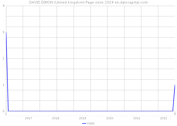 DAVID DIMON (United Kingdom) Page visits 2024 