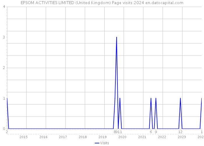EPSOM ACTIVITIES LIMITED (United Kingdom) Page visits 2024 