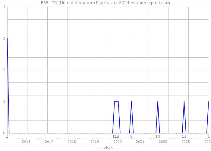 FSE LTD (United Kingdom) Page visits 2024 