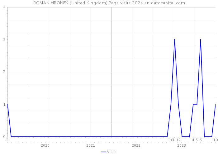 ROMAN HRONEK (United Kingdom) Page visits 2024 