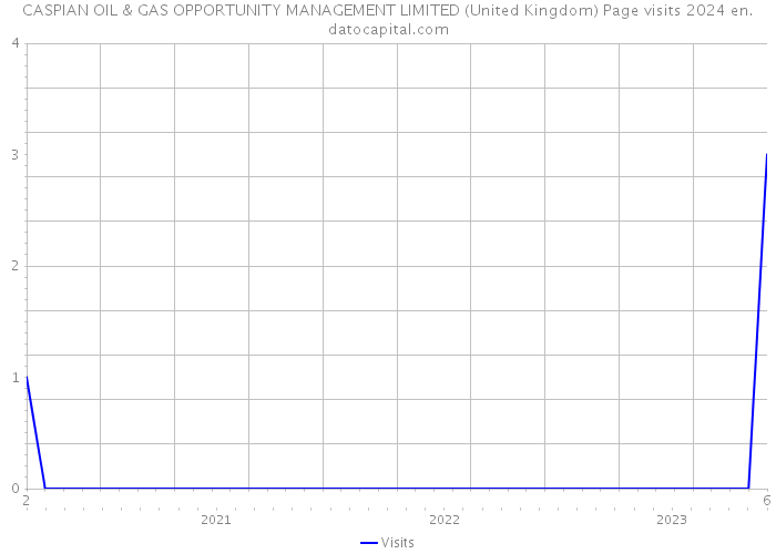 CASPIAN OIL & GAS OPPORTUNITY MANAGEMENT LIMITED (United Kingdom) Page visits 2024 