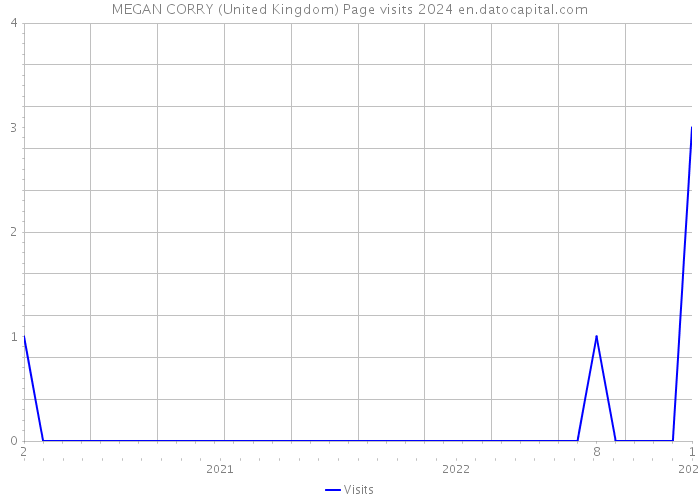 MEGAN CORRY (United Kingdom) Page visits 2024 