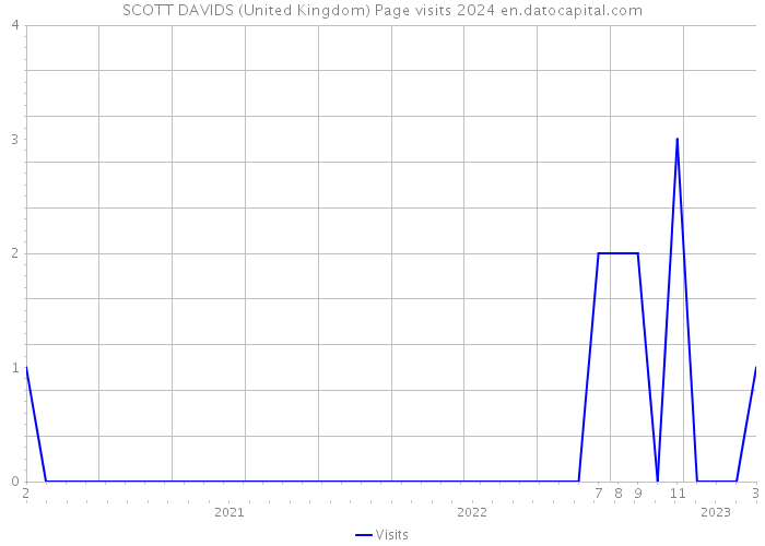 SCOTT DAVIDS (United Kingdom) Page visits 2024 
