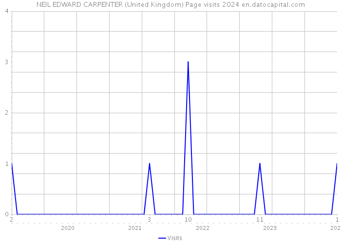NEIL EDWARD CARPENTER (United Kingdom) Page visits 2024 